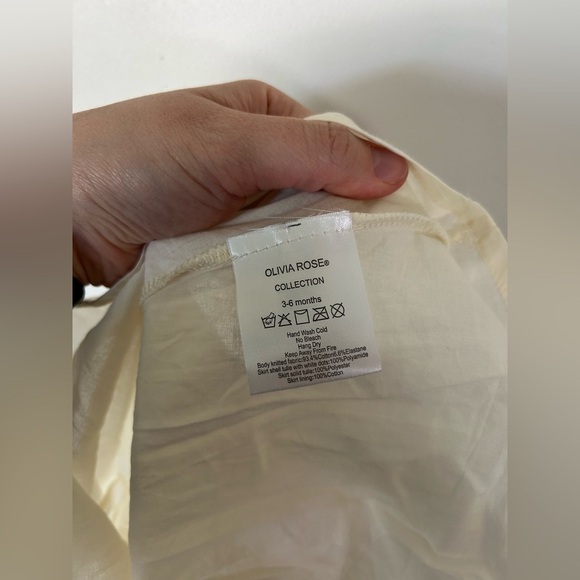 NWT Olivia Rose Indigobaby X Tulle Overlay Dress, 3-6 Months - Picture 8 of 8